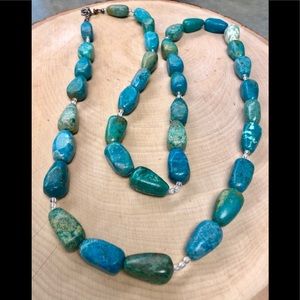 Barse large stone necklace